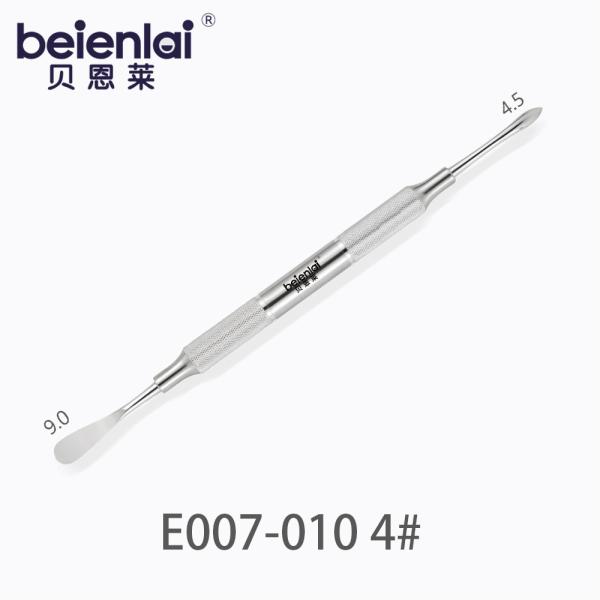 Benlai Periosteal Elevator E007-010 KXS 4#, Double End Straight Tips 4.5/9.0, φ9.5 Hollow Round Handle